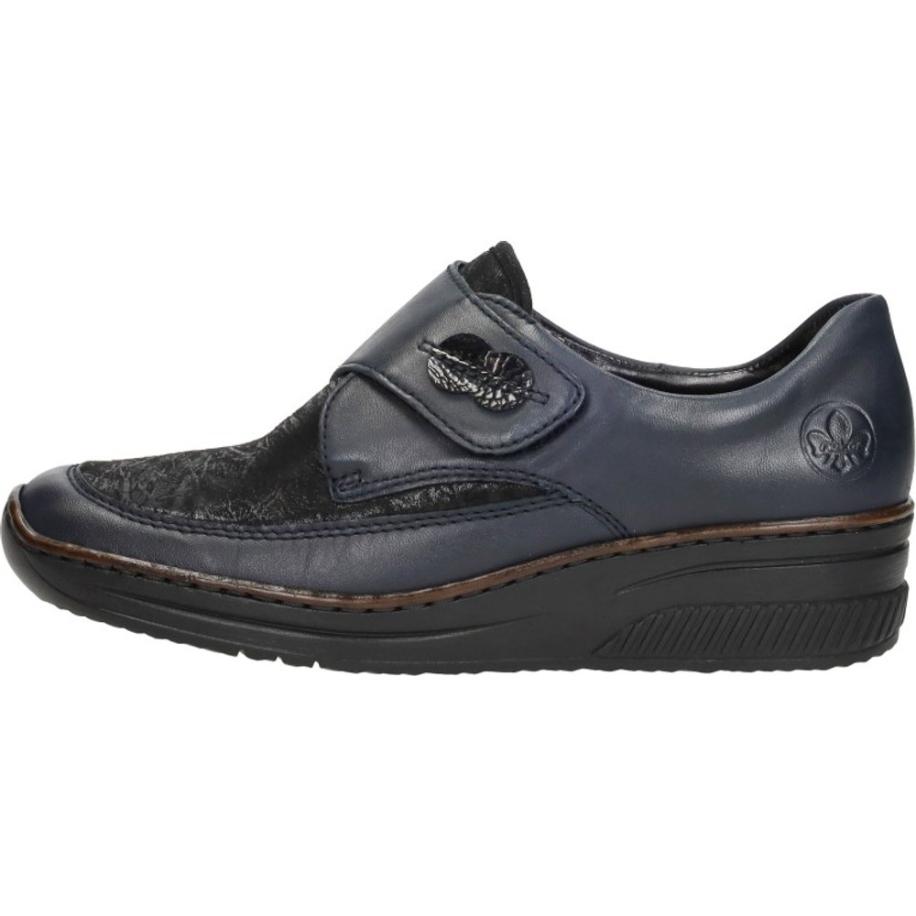 Rieker - Klittenband Blauw