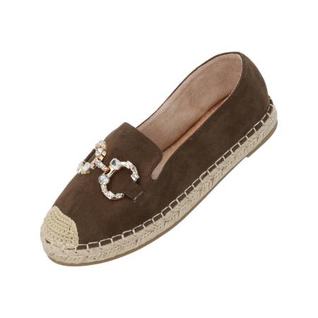 Sila Sahin Palado by Sila Sahin Espadrilles crème / bruin