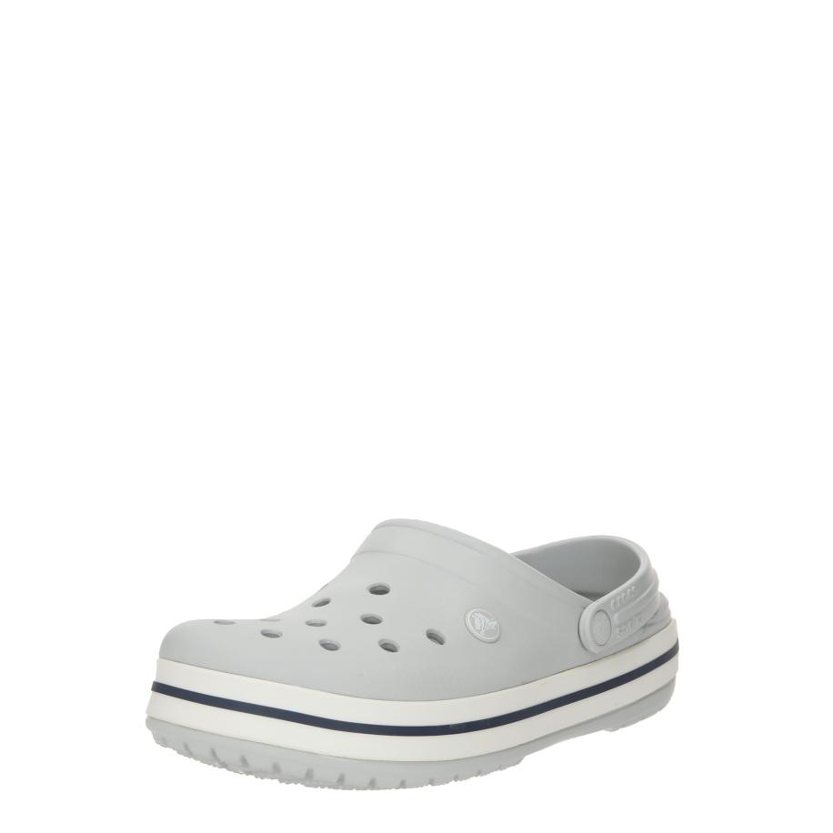 Crocs Crocs Clogs Crocband lichtgrijs / zwart / wit -