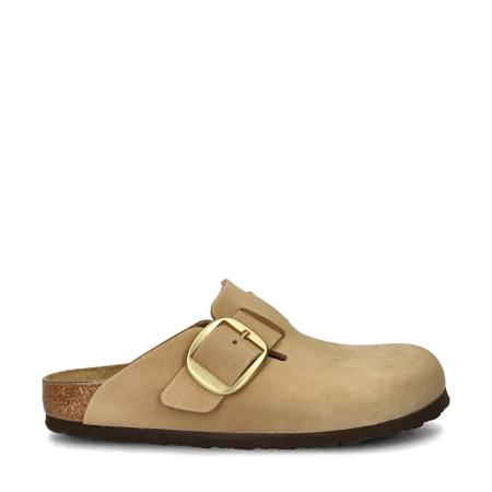 Birkenstock Boston Big Buckle instapschoenen Bruin 462016