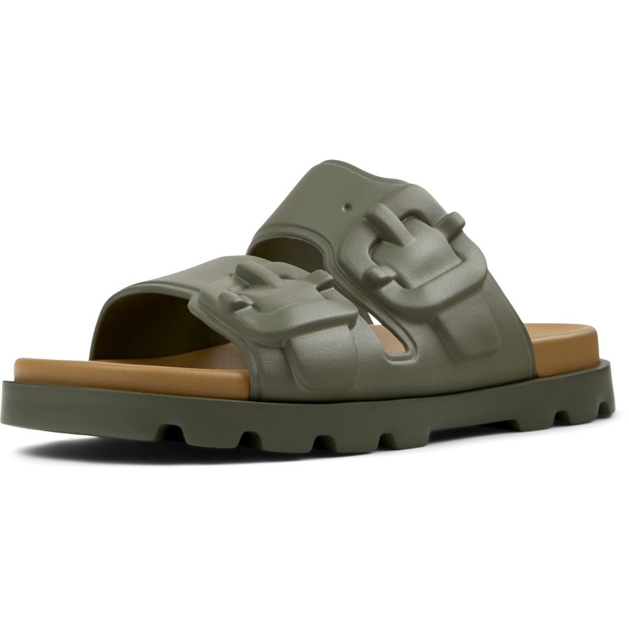 Camper CAMPER Muiltjes Brutus olijfgroen -