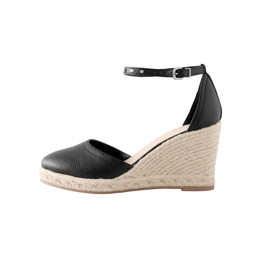Next Next Espadrilles Forever Comfort zwart -