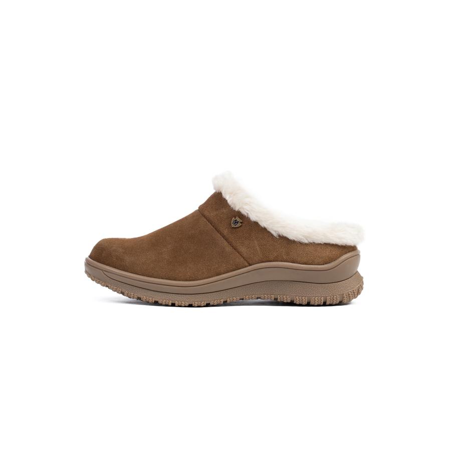 Minnetonka Minnetonka Instappers Emerson beige / bruin -