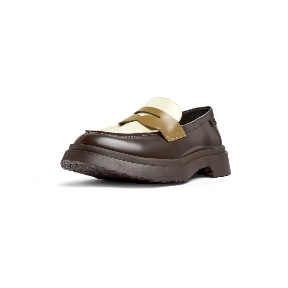 Camper CAMPER Mocassins Walden Twins beige / chocoladebruin / cappuccino -