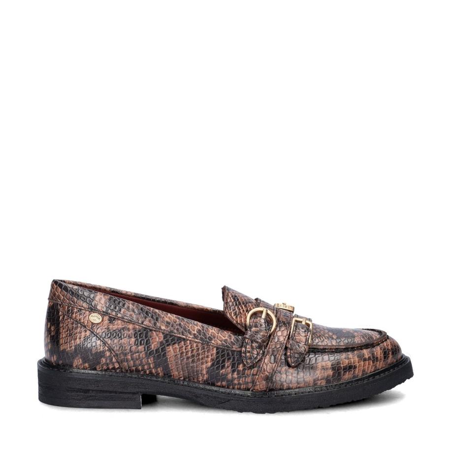 Fred de la Bretoniere Paris Grive mocassins & loafers Bruin 493654 Bruin
