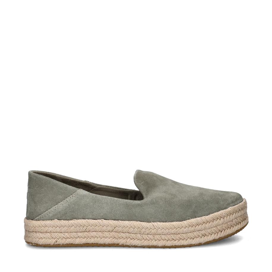 Toms Carolina espadrilles Groen 468613 Groen