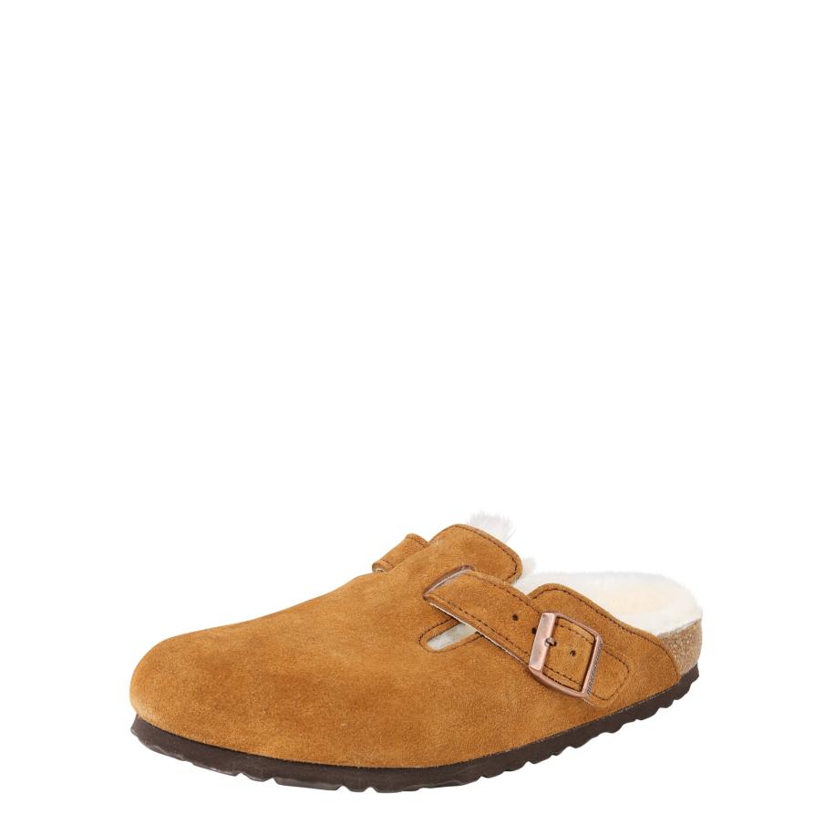 Birkenstock BIRKENSTOCK Muiltjes Boston cognac -