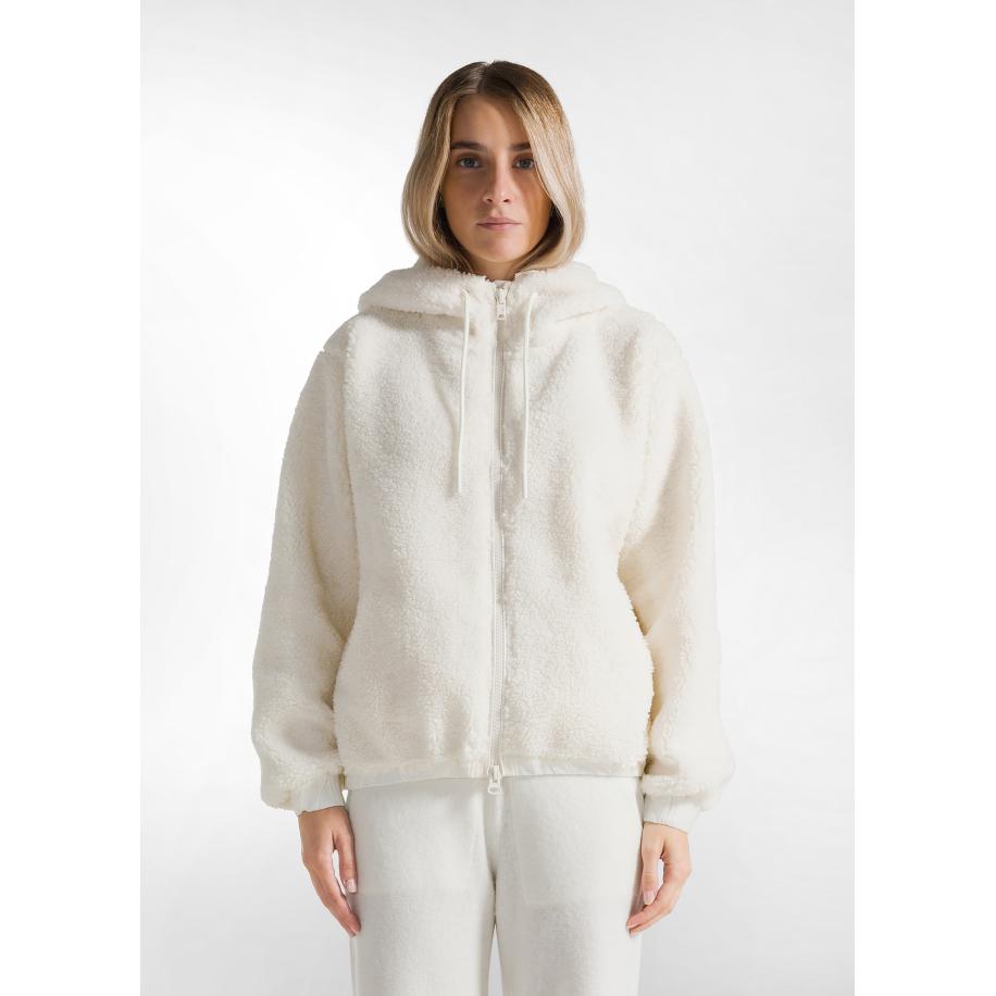 Deha DEHA Fleece jas wit -