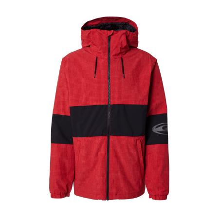 Quiksilver QUIKSILVER Functionele jas HIGH IN TH HOOD grijs / rood / zwart / wit