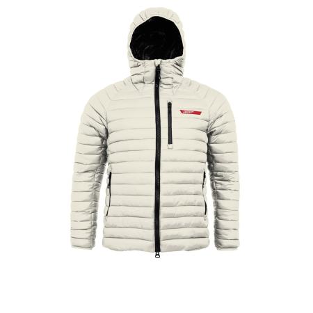 JACK1T JACK1T Outdoorjas SATEL1TE Kapuzen-Daunenjacke 2.0 wit