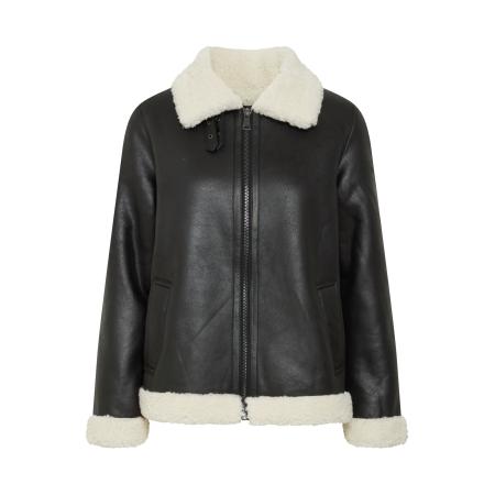 b.young b.young Winterjas Asanne zwart / natuurwit