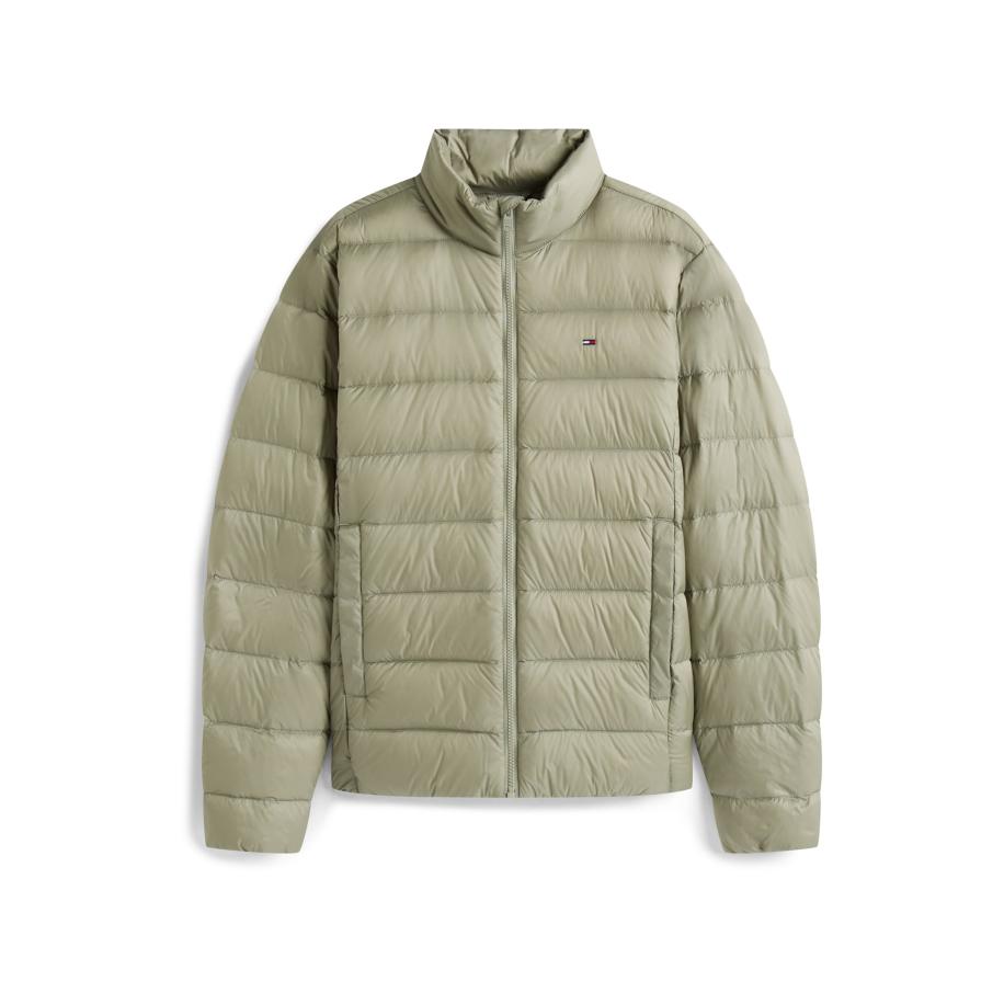 Tommy Jeans Tommy Jeans Winterjas pastelgroen -