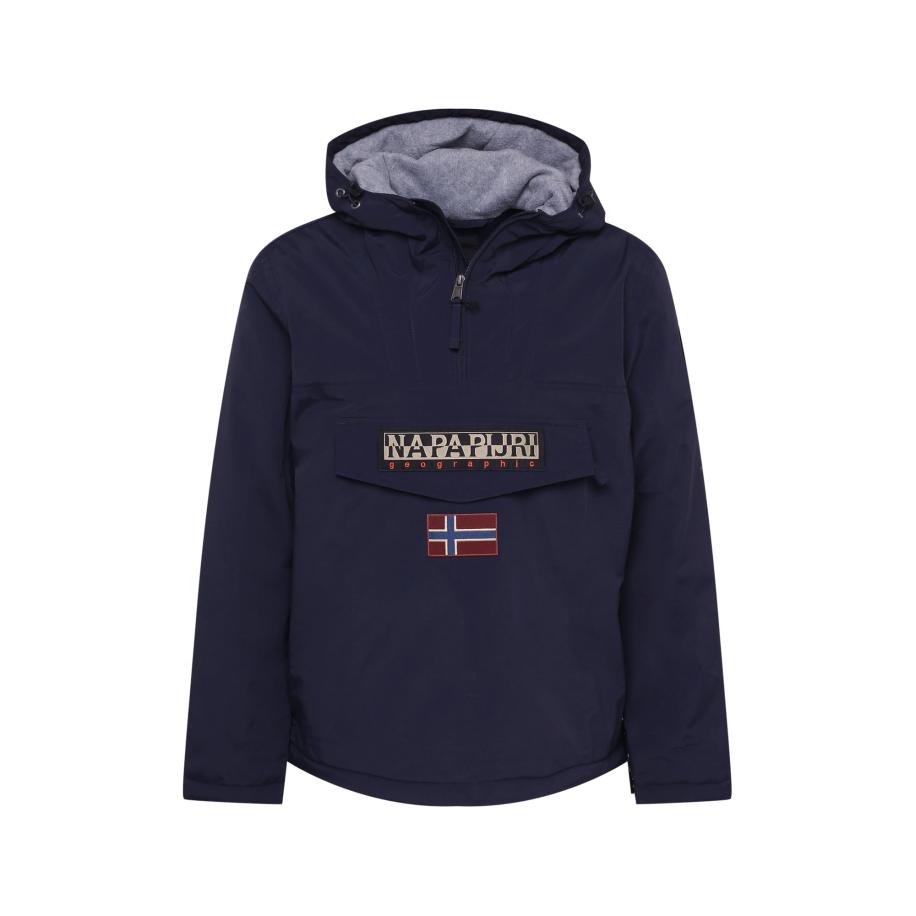 Napapijri NAPAPIJRI Tussenjas Rainforest marine / lichtbruin / vuurrood / wit -