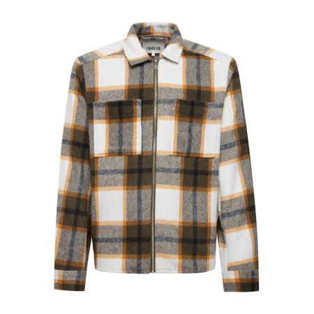 Solid !Solid Tussenjas Sdgideon bruin / grijs / wit