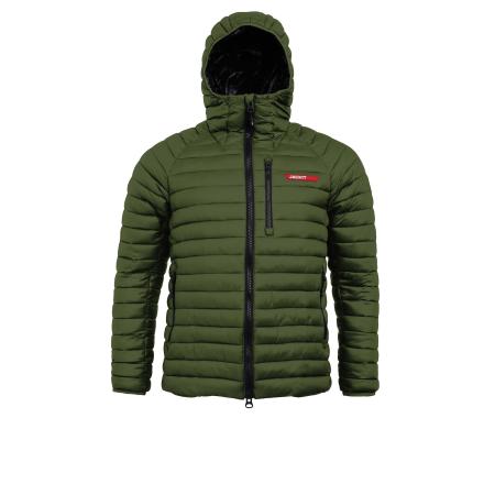 JACK1T JACK1T Outdoorjas SATEL1TE Kapuzen-Daunenjacke 2.0 olijfgroen