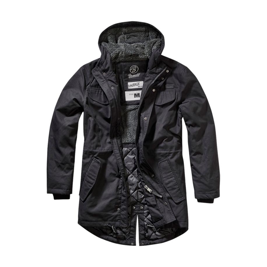 Brandit Brandit Tussenparka Marsh Lake zwart -