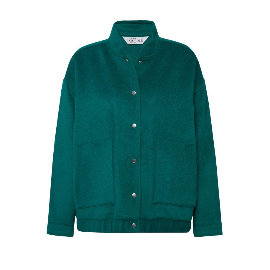 Studio Untold Studio Untold Tussenjas smaragd -