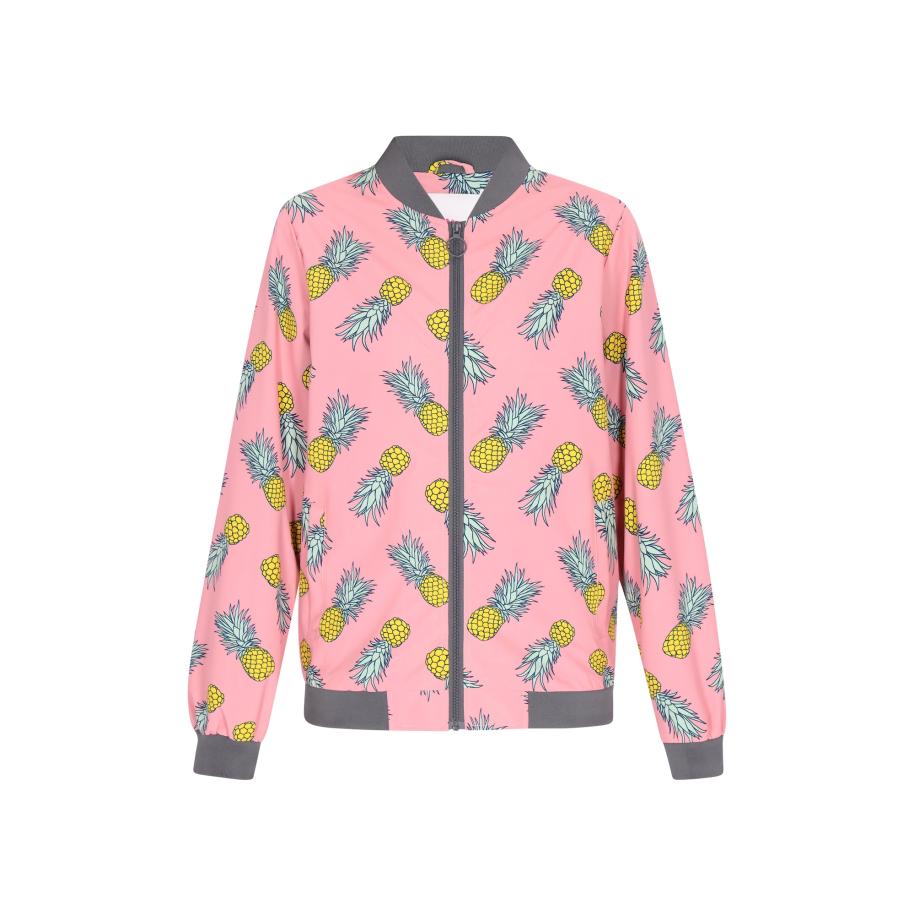 MYMO Tussenjas geel / grijs / mintgroen / lichtroze Roze