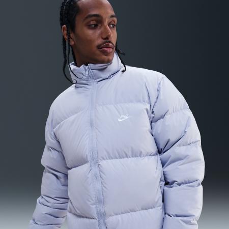 Nike Sportswear Club Therma-FIT gewatteerd herenjack - Grijs