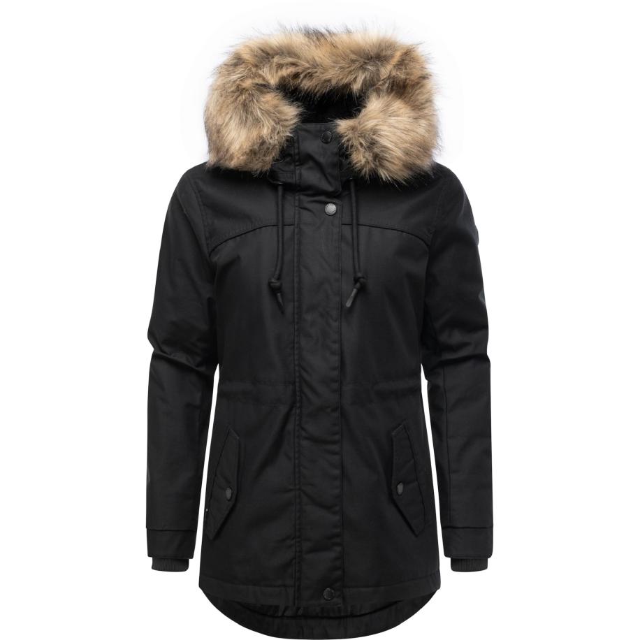 Ragwear Ragwear Winterparka Tawny Short zwart -