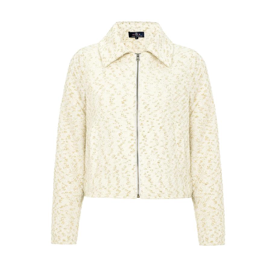 Jimmy Sanders Jimmy Sanders Tussenjas beige / wit -