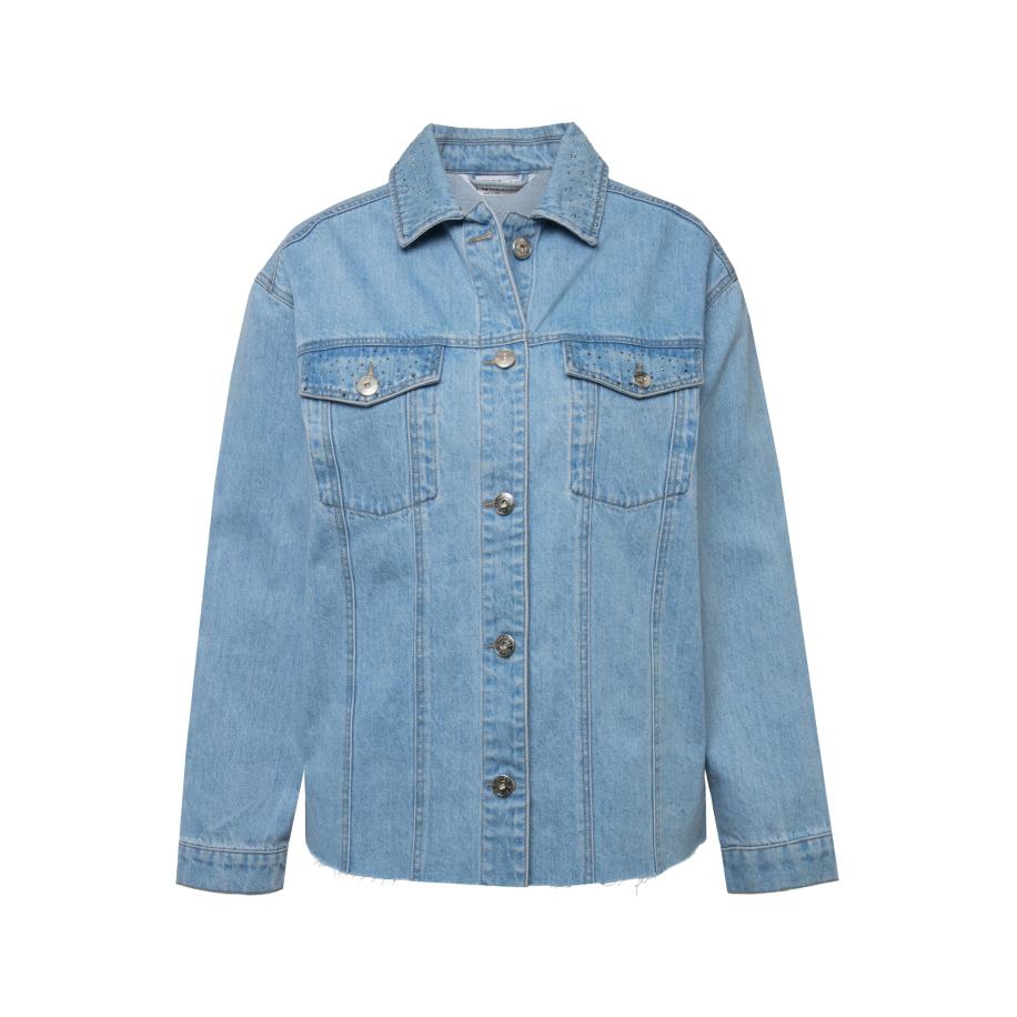 Studio Untold Studio Untold Tussenjas blauw denim -