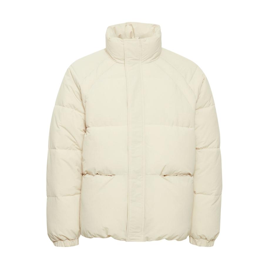 Solid !Solid Winterjas Milo lichtbeige -