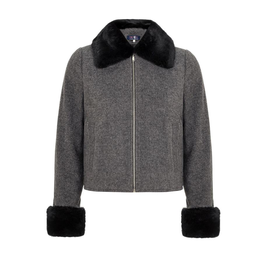 Jimmy Sanders Jimmy Sanders Tussenjas antraciet / zwart -