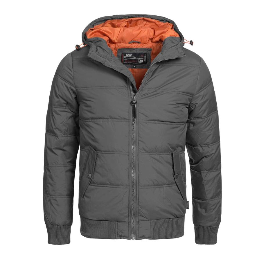 INDICODE JEANS INDICODE JEANS Winterjas Adrian ZA grijs -