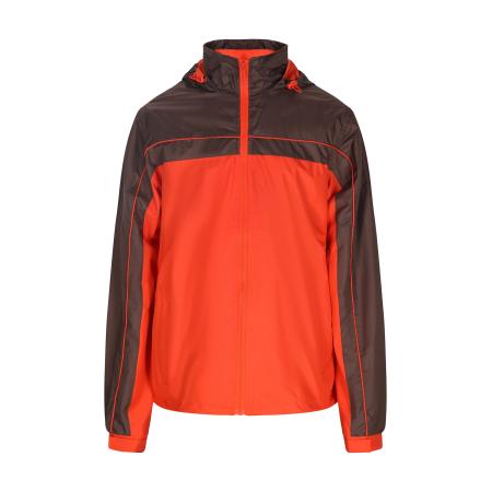 Mozzaar Tussenjas chocoladebruin / kreeft