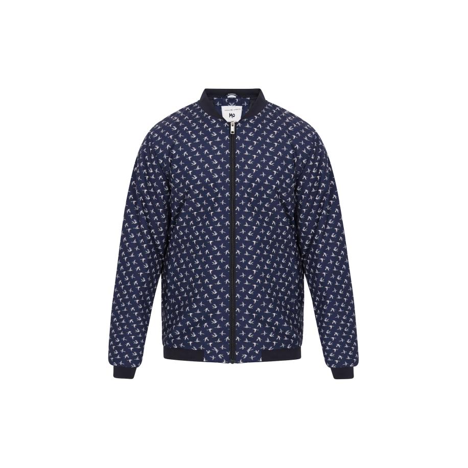 MO MO Tussenjas marine / wit -