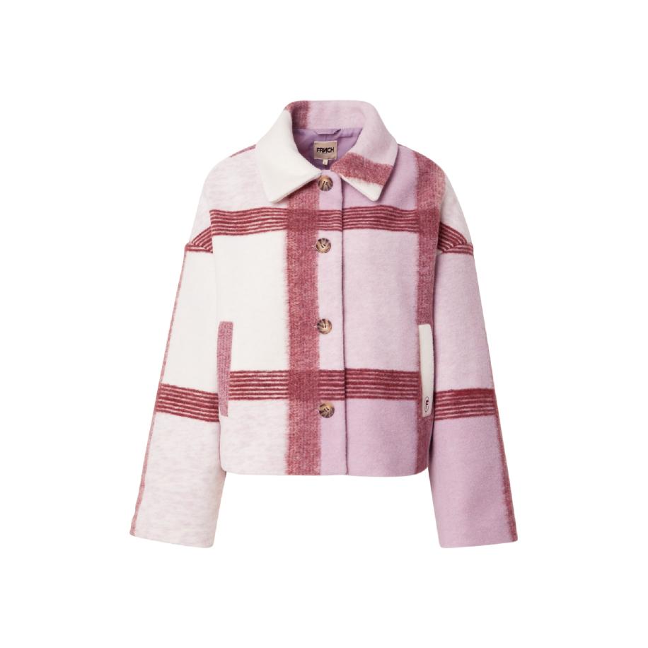 FRNCH PARIS FRNCH PARIS Tussenjas sering / cyclaam / wit -