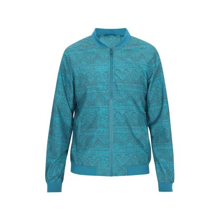 ALEKO Tussenjas cyaan blauw / donkergrijs