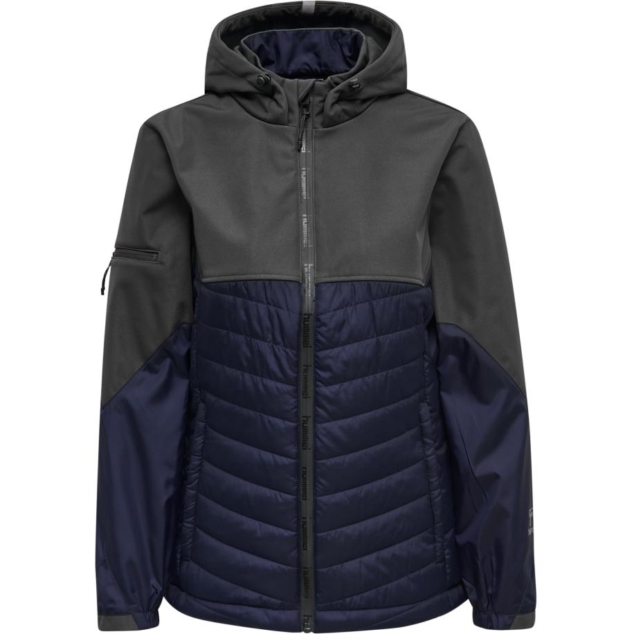 Hummel Hummel Functionele jas navy / donkergrijs -