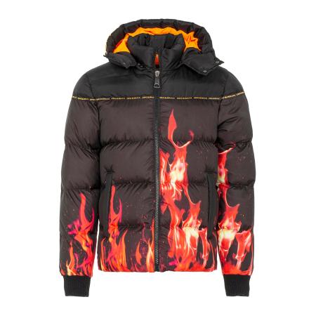 Cipo & Baxx CIPO & BAXX Winterjas geel / rood / zwart