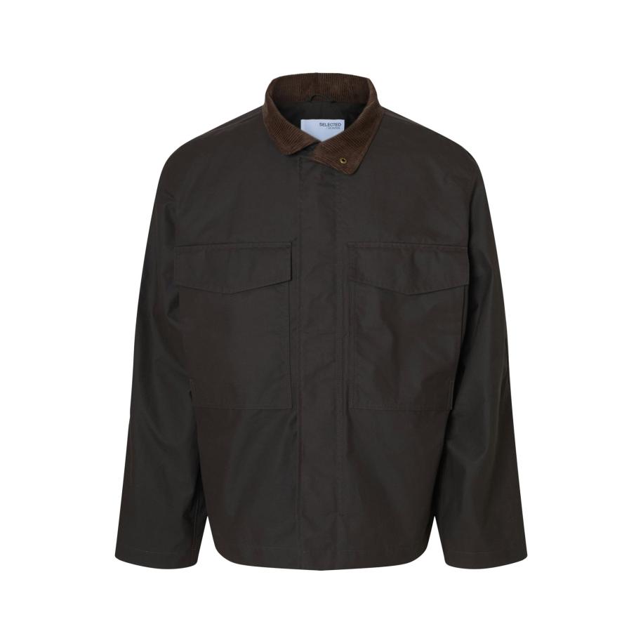 Selected SELECTED Tussenjas SLHMARK donkerbruin -