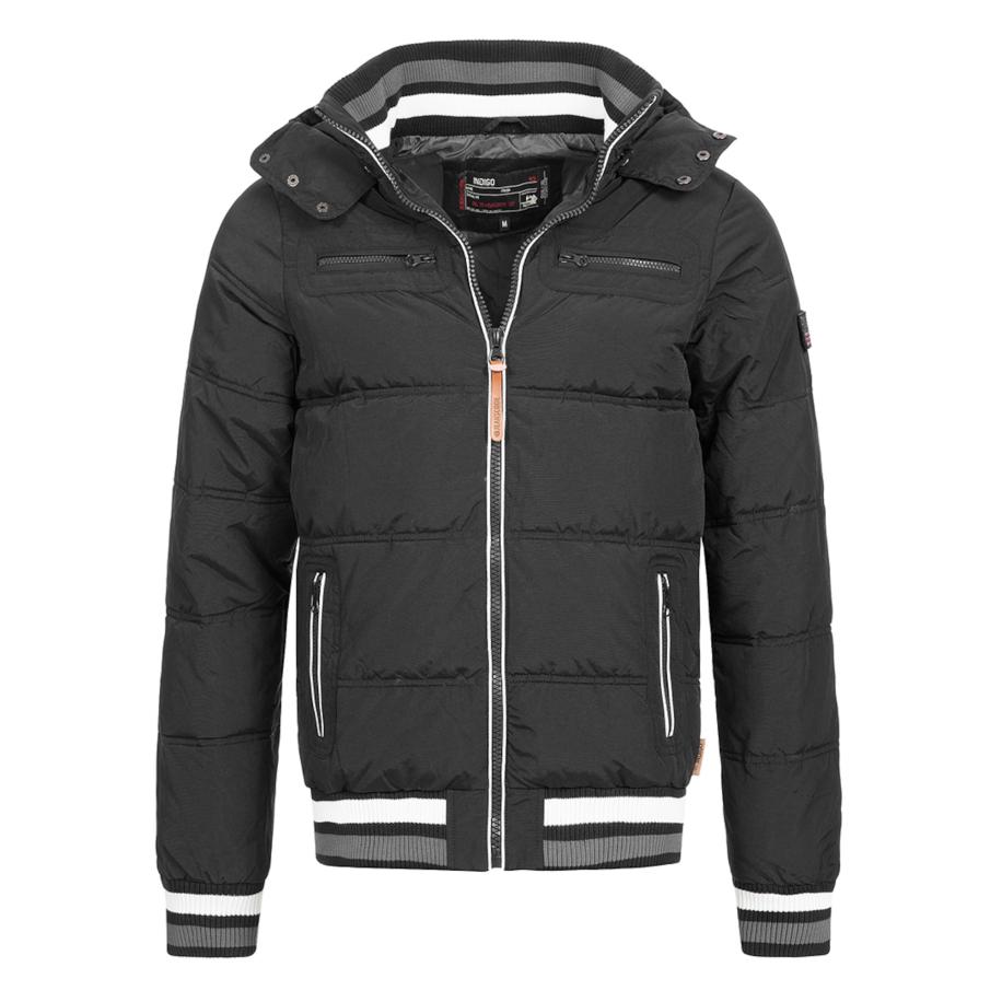 INDICODE JEANS INDICODE JEANS Winterjas Marlon zwart -