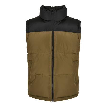 Urban Classics Urban Classics Bodywarmer olijfgroen / zwart