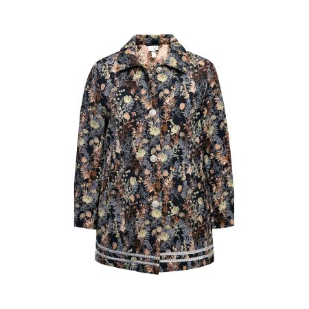 Ulla Popken Ulla Popken Tussenjas beige / bruin / zwart