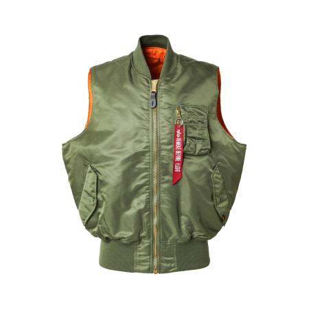Alpha Industries ALPHA INDUSTRIES Bodywarmer MA-1 olijfgroen / rood