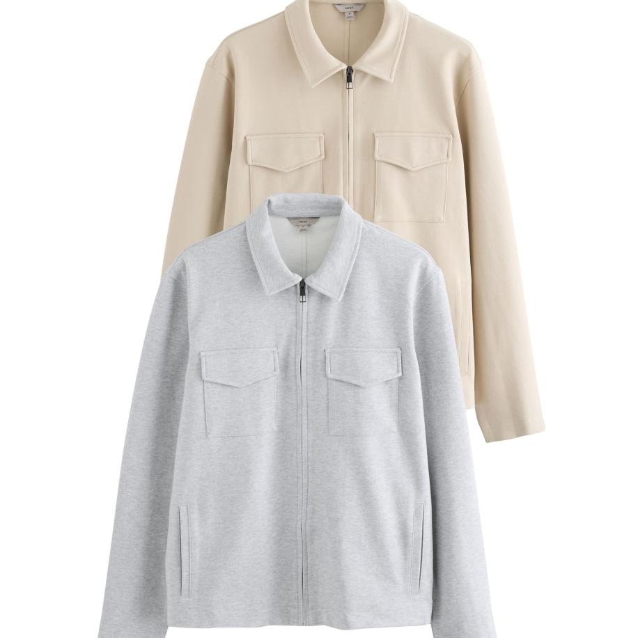 Next Next Tussenjas lichtbeige / lichtgrijs -