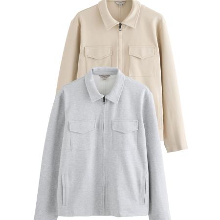 Next Next Tussenjas lichtbeige / lichtgrijs