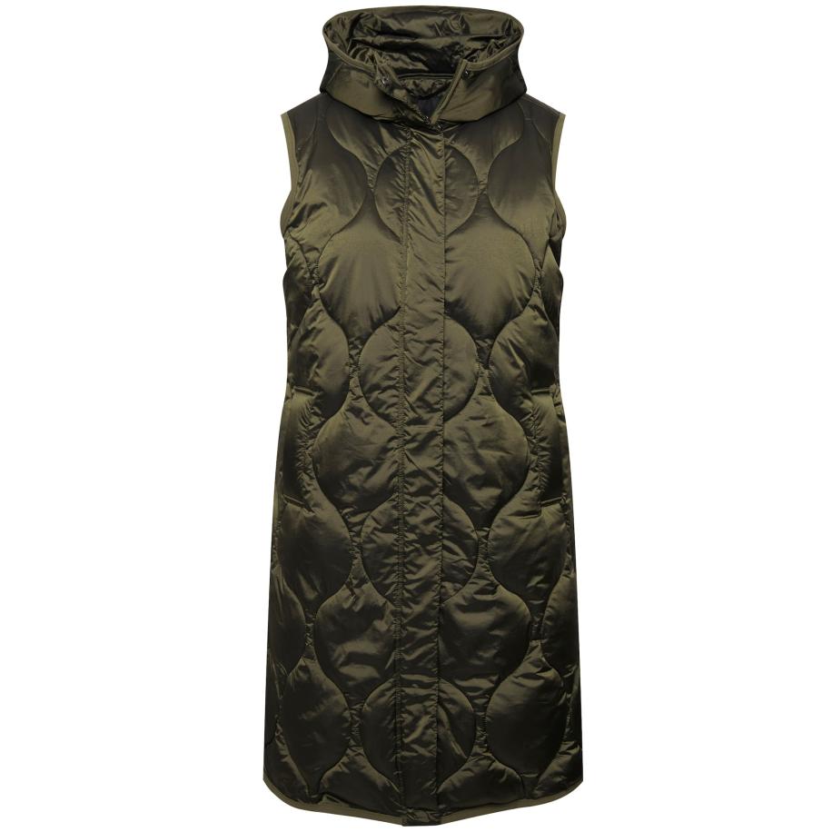 Ulla Popken Ulla Popken Bodywarmer donkergroen -