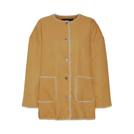 Vero Moda VERO MODA Tussenjas safraan / wit