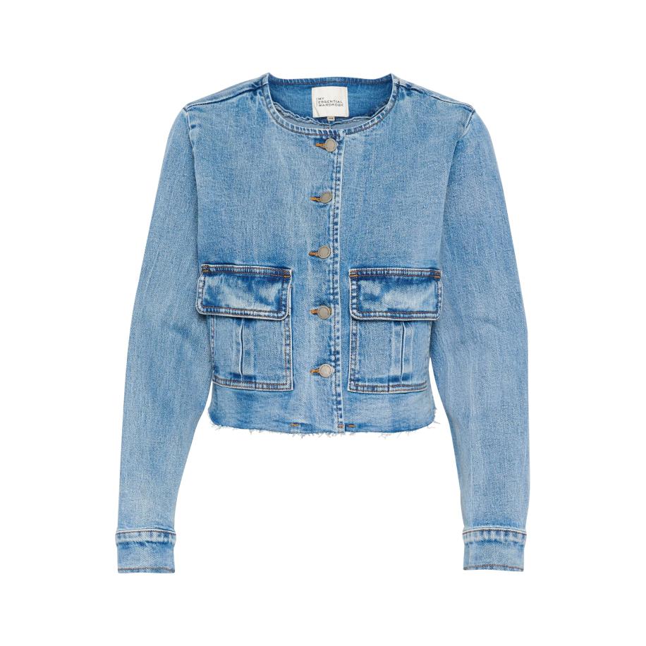My Essential Wardrobe My Essential Wardrobe Tussenjas DangoMW blauw denim -