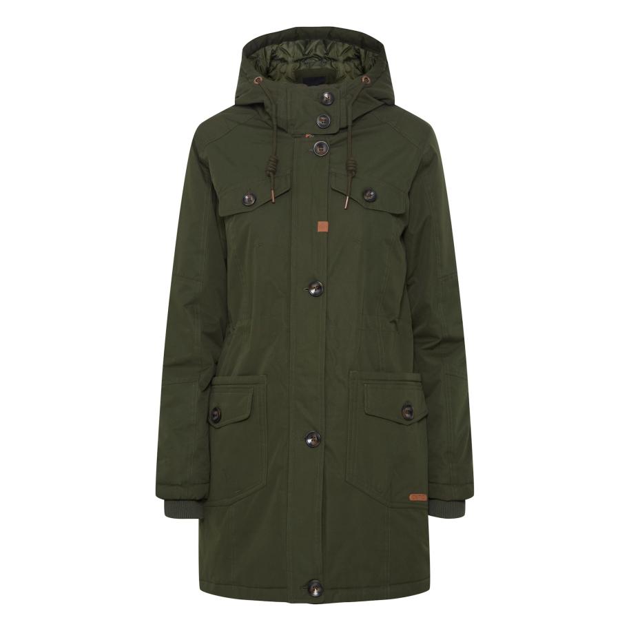 Oxmo Oxmo Winterparka Tala groen -