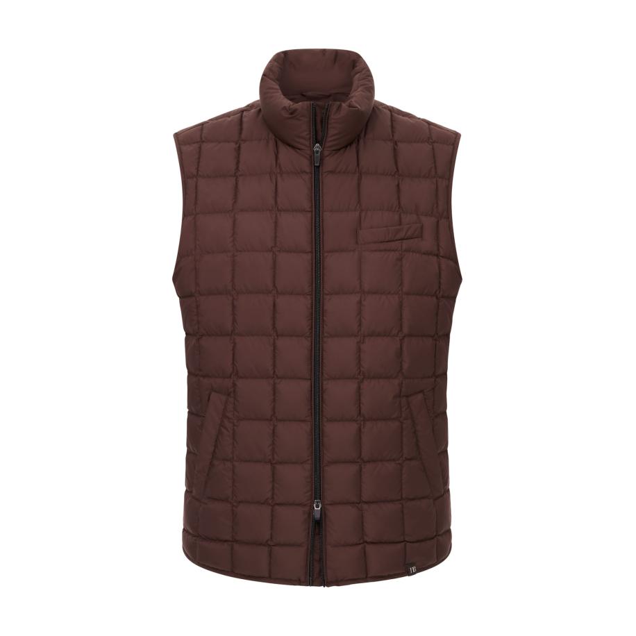 Boggi Milano Boggi Milano Bodywarmer chocoladebruin -