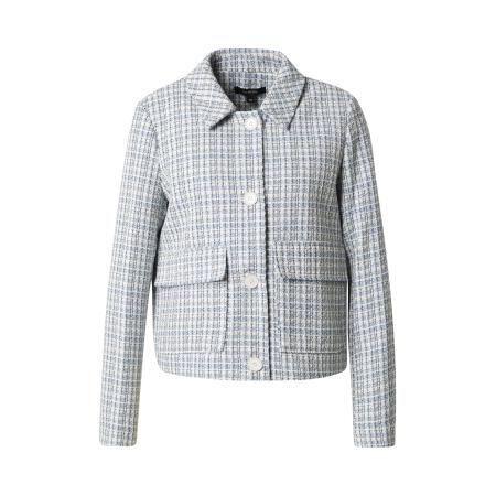 Comma COMMA Tussenjas royal blue/koningsblauw / lichtblauw / wit