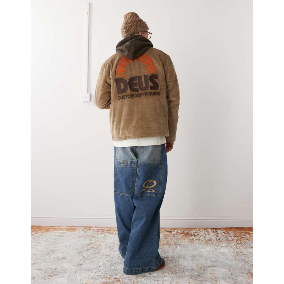 Deus Ex Machina - Stokes - Coachjack in kaki-Groen Groen