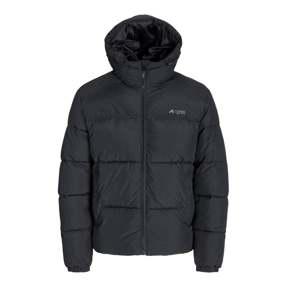 aprel aprel Winterjas grijs / zwart -